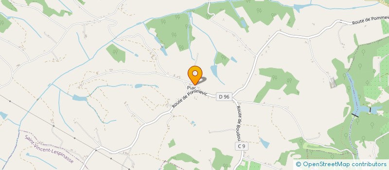 localisation de l'entreprise MONSIEUR FRANCIS LASSALLE  ST PAUL D ESPIS