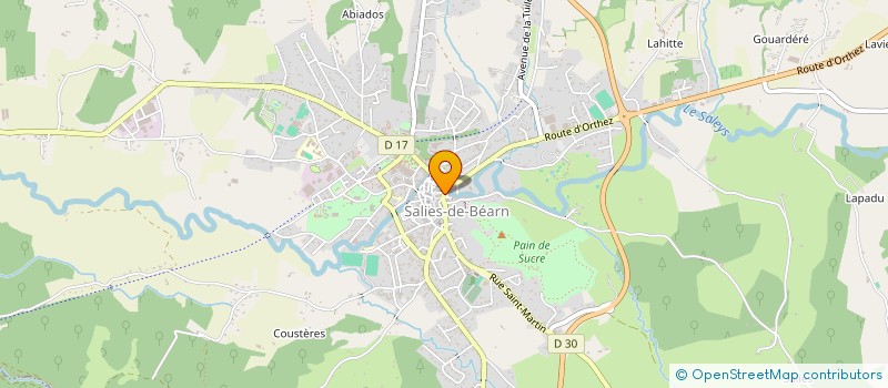 localisation de l'entreprise MONSIEUR FRANCIS LATORRE  SALIES-DE-BEARN