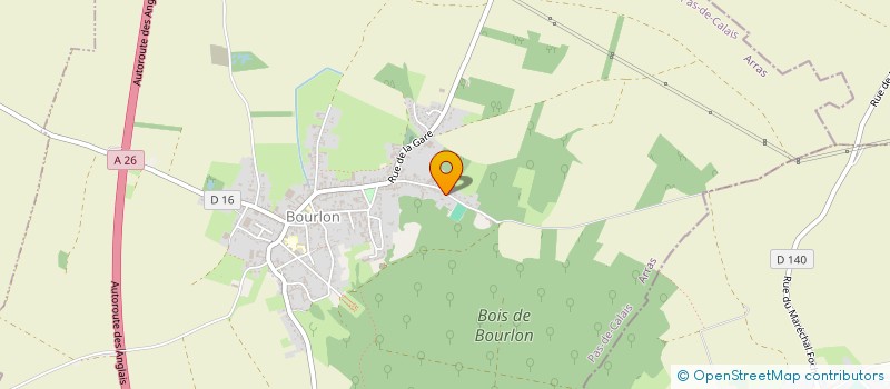 localisation de l'entreprise MONSIEUR FRANCIS LAUDE  BOURLON