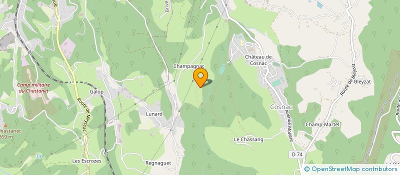 localisation de l'entreprise MONSIEUR FRANCIS LAUMOND  COSNAC