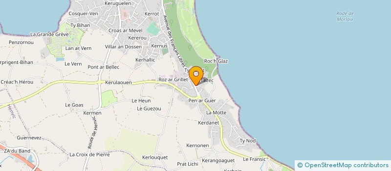 localisation de l'entreprise MONSIEUR FRANCIS LAUMONNIER  CARANTEC