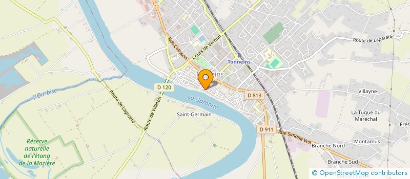 localisation de l'entreprise MONSIEUR FRANCIS LAURENT  TONNEINS