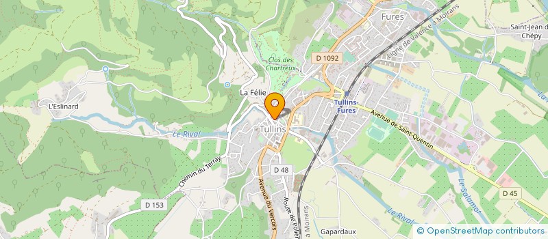 localisation de l'entreprise MONSIEUR FRANCIS LAURENT-PIQUET à TULLINS