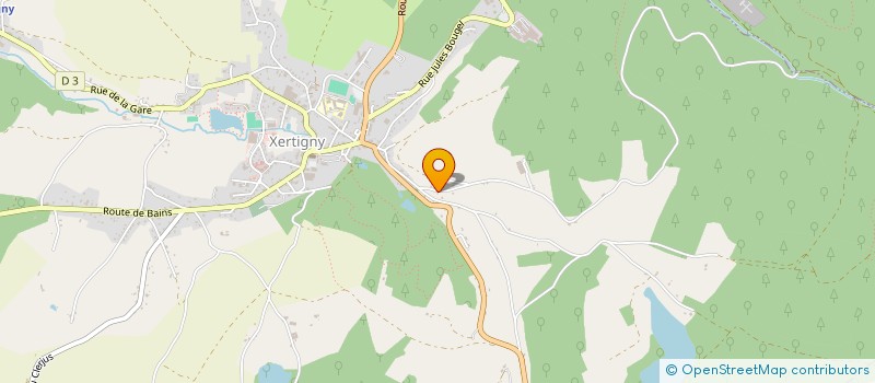 localisation de l'entreprise MONSIEUR FRANCIS LAVEZ  XERTIGNY