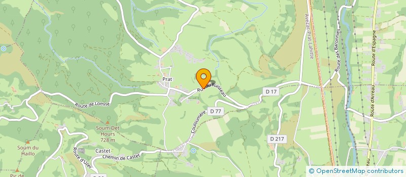 localisation de l'entreprise MONSIEUR FRANCIS LAVIT  AVEZAC-PRAT-LAHITTE