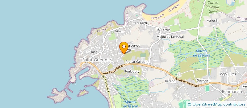 localisation de l'entreprise MONSIEUR FRANCIS LE BRAS  PENMARCH