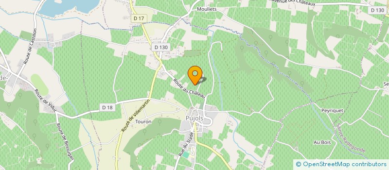 localisation de l'entreprise MONSIEUR FRANCIS LE GOFF  PUJOLS