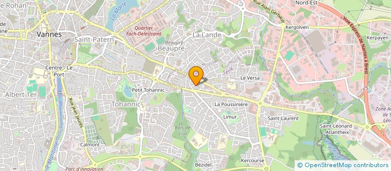 localisation de l'entreprise MONSIEUR FRANCIS LE PENVEN  SENE