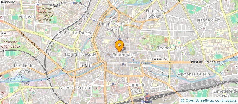 localisation de l'entreprise MONSIEUR FRANCIS LE PORT  RENNES