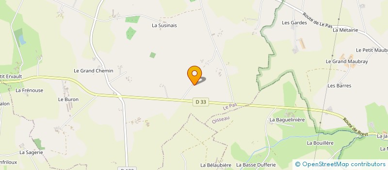 localisation de l'entreprise MONSIEUR FRANCIS LE TEMPLIER  LE PAS