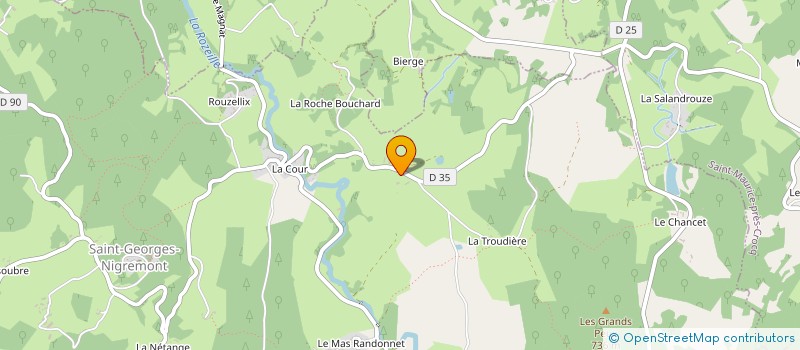 localisation de l'entreprise MONSIEUR FRANCIS LEBARON à SAINT-GEORGES-NIGREMONT