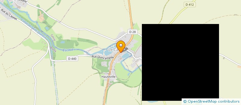 localisation de l'entreprise MONSIEUR FRANCIS LEBLANC  LE CATELET