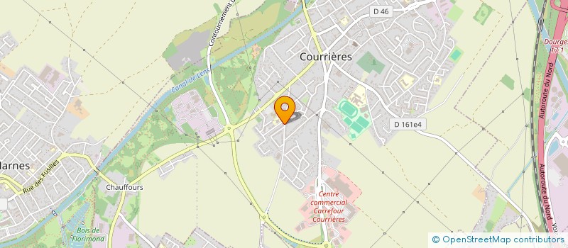 localisation de l'entreprise MONSIEUR FRANCIS LEBRILLANT à COURRIERES