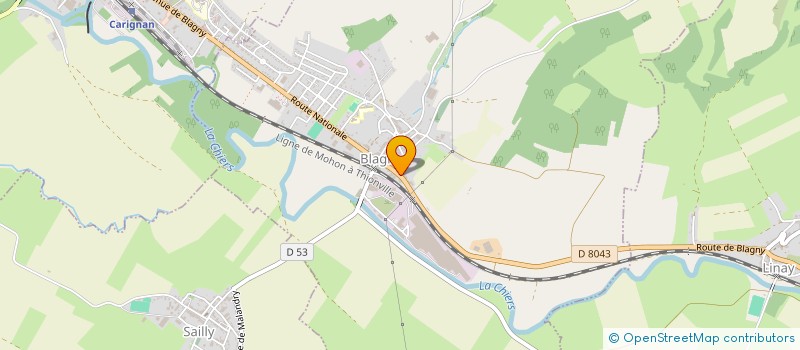 localisation de l'entreprise MONSIEUR FRANCIS LECLERCQ  CARIGNAN