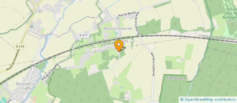 localisation de l'entreprise MONSIEUR FRANCIS LECLERCQ  MUNCQ-NIEURLET