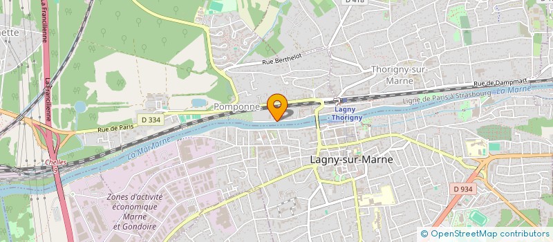 localisation de l'entreprise MONSIEUR FRANCIS LECOLE  POMPONNE