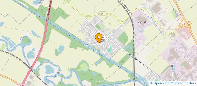 localisation de l'entreprise MONSIEUR FRANCIS LECOMTE  RECY