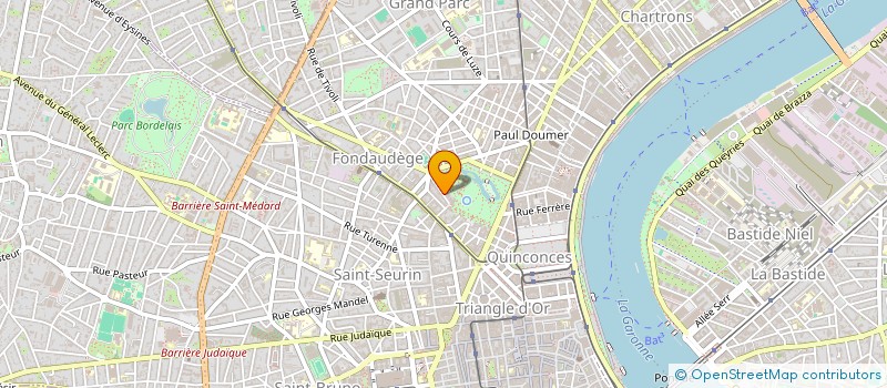 localisation de l'entreprise MONSIEUR FRANCIS LECROISEY à BORDEAUX