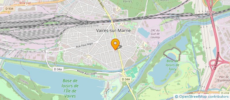 localisation de l'entreprise MONSIEUR FRANCIS LEFEBVRE  VAIRES-SUR-MARNE