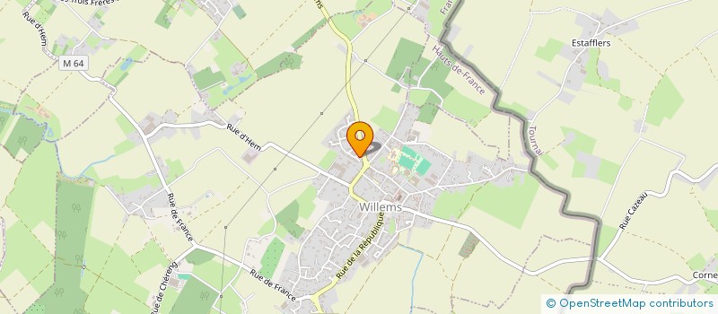 localisation de l'entreprise MONSIEUR FRANCIS LEFEBVRE à CAMPHIN-EN-PEVELE