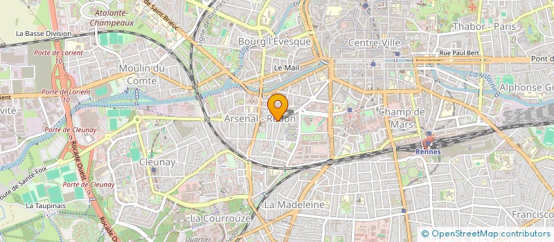 localisation de l'entreprise MONSIEUR FRANCIS LEGENDRE  RENNES