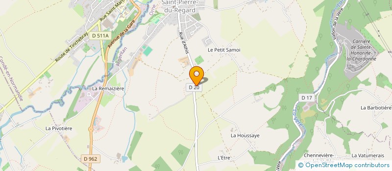 localisation de l'entreprise MONSIEUR FRANCIS LEHERQUER à SAINT-PIERRE-DU-REGARD