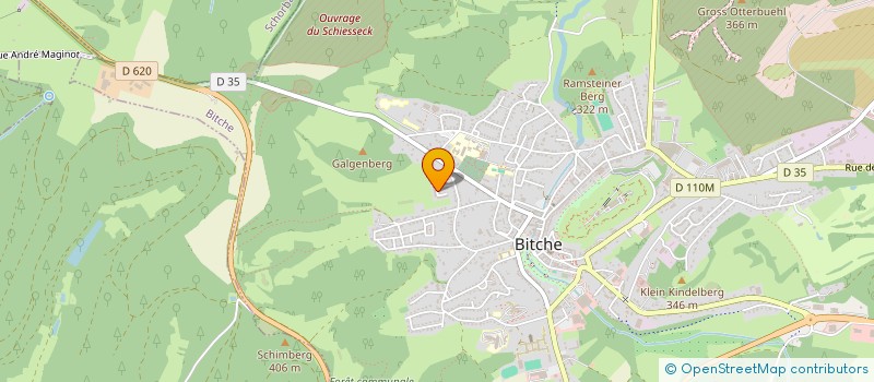 localisation de l'entreprise MONSIEUR FRANCIS LEJEUNE  BITCHE