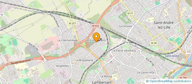 localisation de l'entreprise MONSIEUR FRANCIS LELEU à LAMBERSART