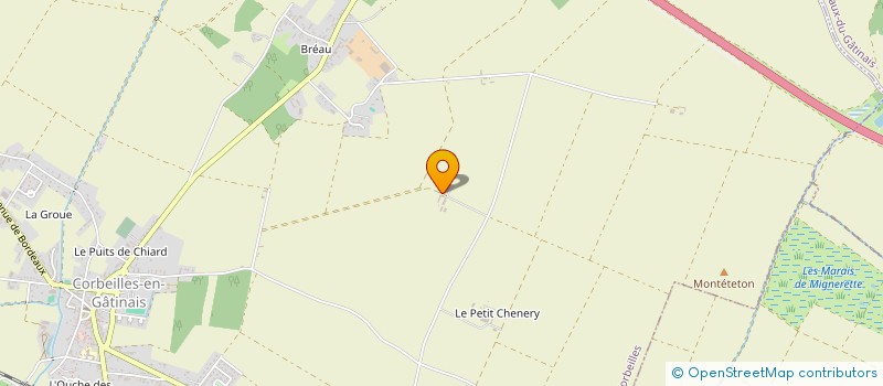 localisation de l'entreprise MONSIEUR FRANCIS LELIEVRE à CORBEILLES