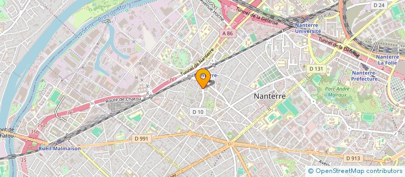 localisation de l'entreprise MONSIEUR FRANCIS LELOUCH à NANTERRE