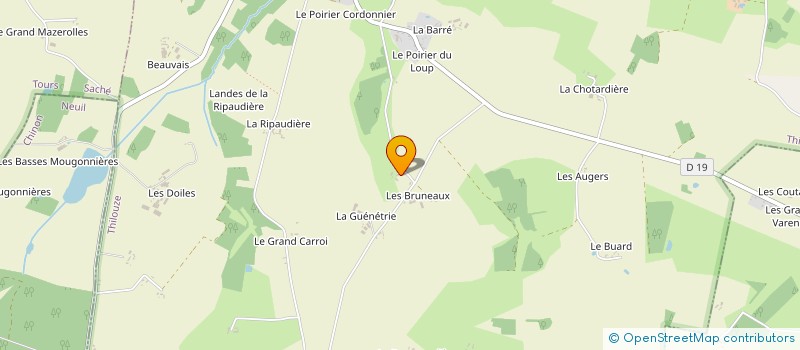 localisation de l'entreprise MONSIEUR FRANCIS LEMESLE à THILOUZE