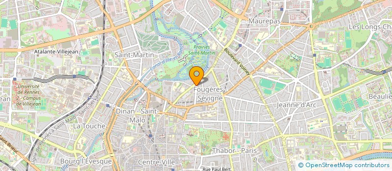 localisation de l'entreprise MONSIEUR FRANCIS LEONARD à RENNES