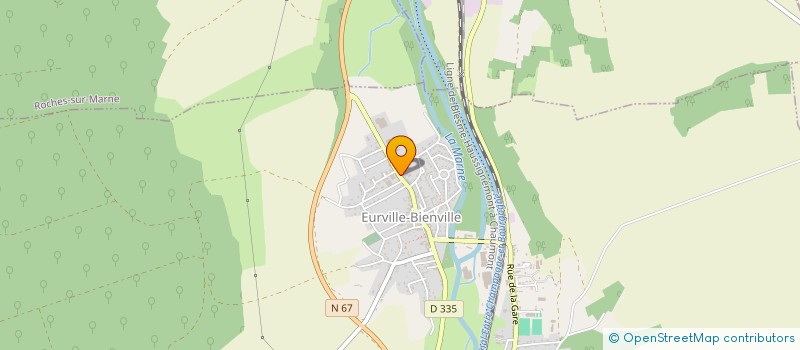 localisation de l'entreprise MONSIEUR FRANCIS LERICHE à EURVILLE-BIENVILLE