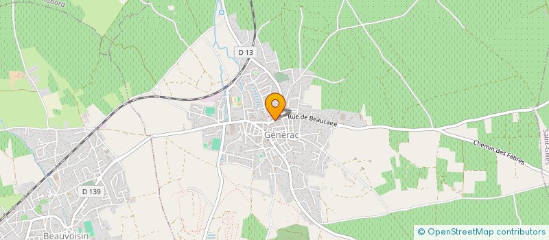 localisation de l'entreprise MONSIEUR FRANCIS LESPINASSE à GENERAC