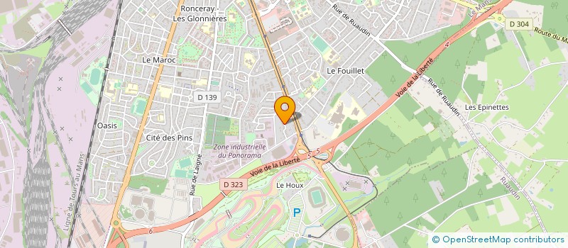 localisation de l'entreprise MONSIEUR FRANCIS LODS à LE MANS