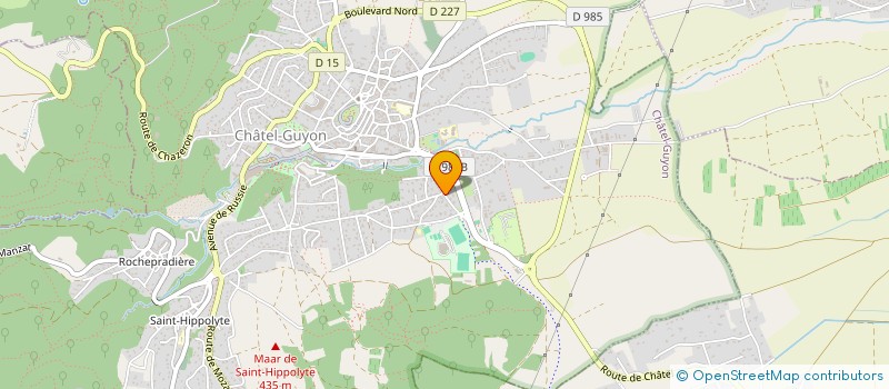 localisation de l'entreprise MONSIEUR FRANCIS LOGIST  CHATEL-GUYON