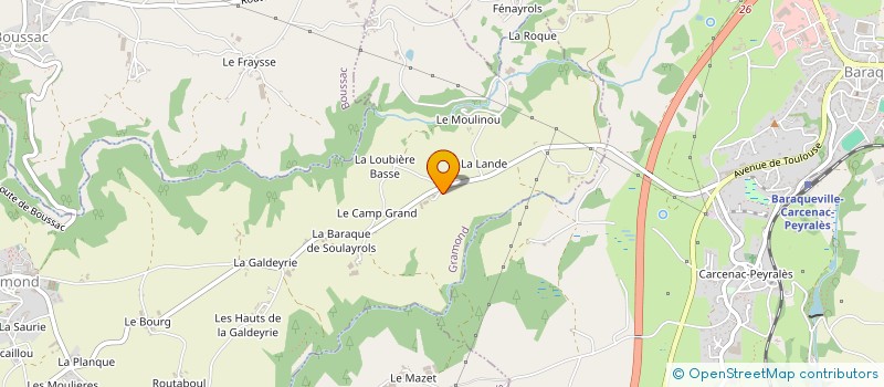 localisation de l'entreprise MONSIEUR FRANCIS LOUBIERE à GRAMOND
