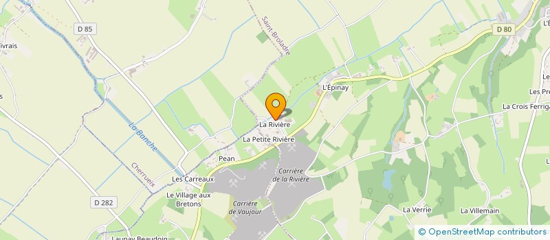 localisation de l'entreprise MONSIEUR FRANCIS LOUET à SAINT-BROLADRE