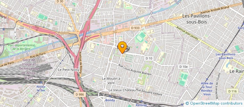 localisation de l'entreprise MONSIEUR FRANCIS LOUKAKOU  BONDY