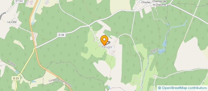 localisation de l'entreprise MONSIEUR FRANCIS LOUSTEAUD  DIGNAC