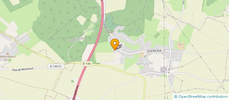 localisation de l'entreprise MONSIEUR FRANCIS LOUVET  SORRUS