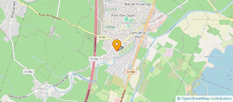 localisation de l'entreprise MONSIEUR FRANCIS LOUVRIER  POLLESTRES