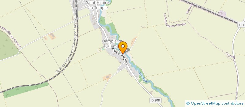 localisation de l'entreprise MONSIEUR FRANCIS MACHET  DAMPIERRE-AU-TEMPLE