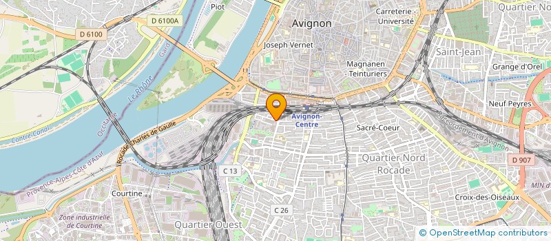 localisation de l'entreprise MONSIEUR FRANCIS MACRET  AVIGNON