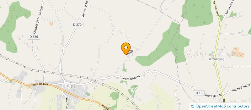 localisation de l'entreprise MONSIEUR FRANCIS MADIOT  TILH