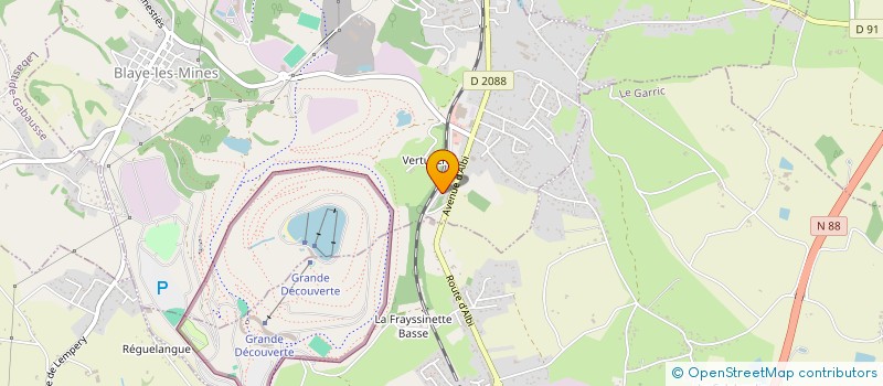 localisation de l'entreprise MONSIEUR FRANCIS MAFFRE  BLAYE-LES-MINES