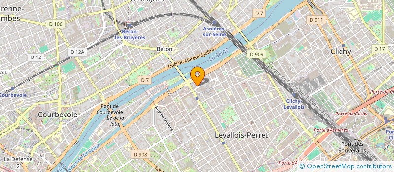 localisation de l'entreprise MONSIEUR FRANCIS MAGDELAIN à LEVALLOIS-PERRET