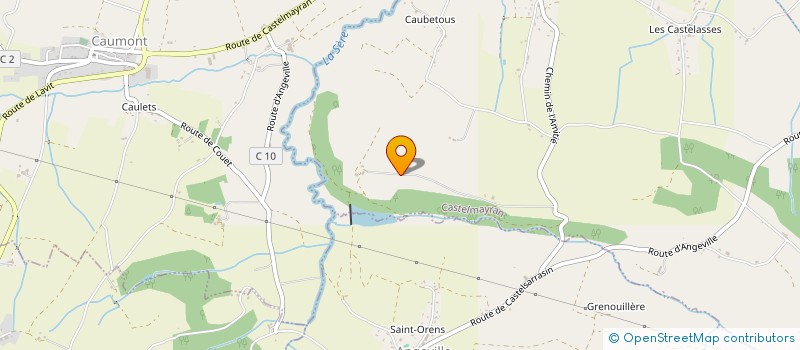 localisation de l'entreprise MONSIEUR FRANCIS MAGRO  CASTELMAYRAN