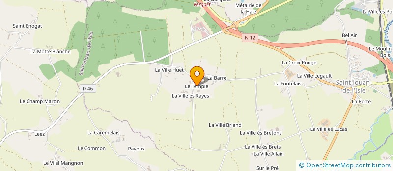 localisation de l'entreprise MONSIEUR FRANCIS MAILLARD à SAINT JOUAN DE L'ISLE