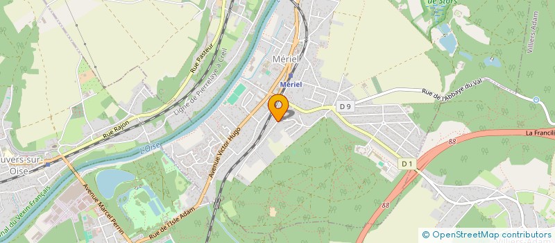 localisation de l'entreprise MONSIEUR FRANCIS MAILLARD  MERIEL